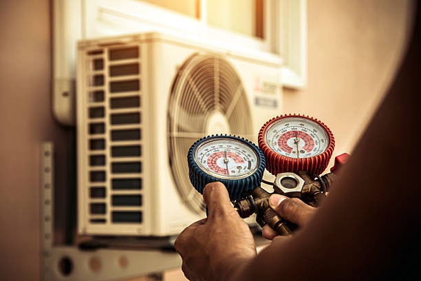 Professional Hvac Maintenance technician working in Selmer, TN